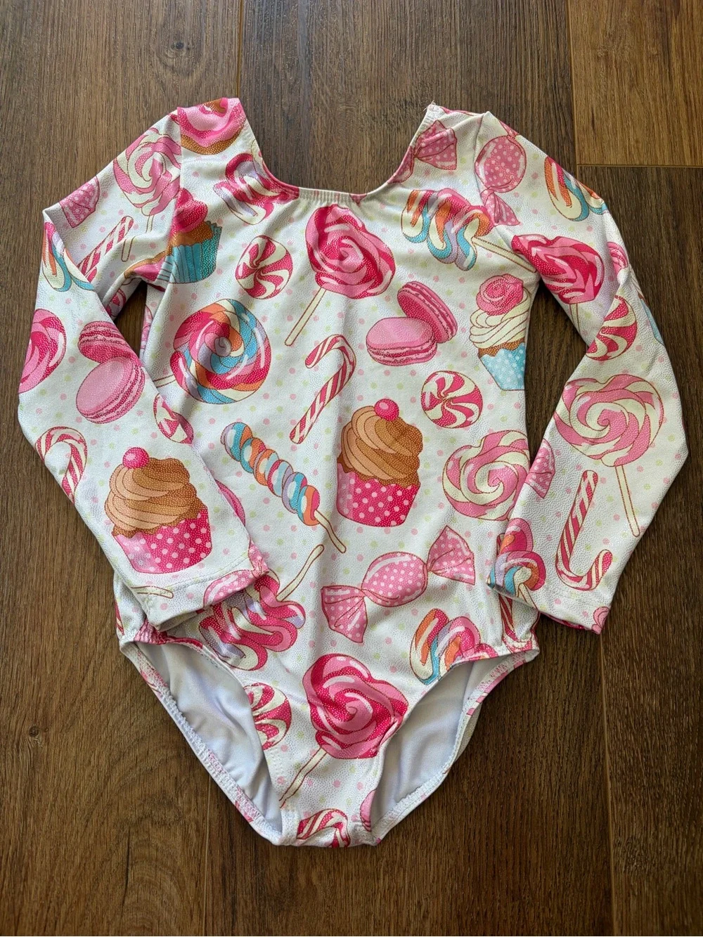 Girls sweet treats candy leotard